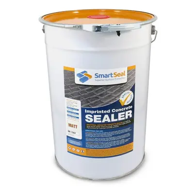 (25 Litres) Smartseal Imprinted Concrete Sealer, Matt Finish, Driveway and Patio Sealer, Outdoor