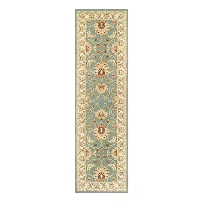 (KENDRA 45L Green, Runner : x cm) Luxury Traditional Rugs Small Extra Large Hallway Runners Roun