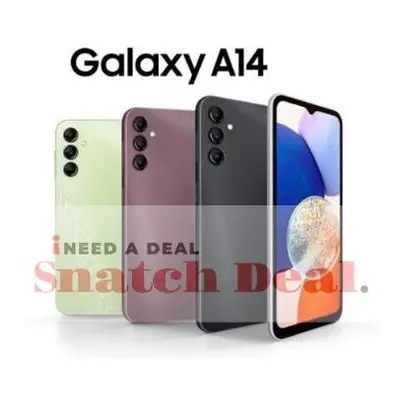 (Silver) Samsung Galaxy A14 4G Dual Sim Unlocked 4GB 64GB