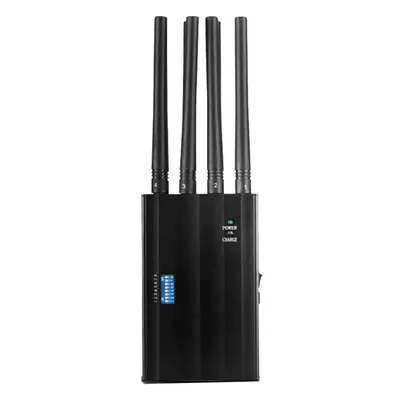 8 Antenna GPS Signal Blocker 2G 3G 4G+WiFi+GPS+Beidou (EU Plug)