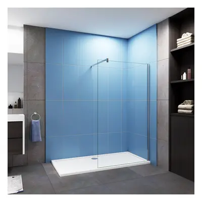 (900mm) Walk in Shower Screen Panel 8mm Easy Clean Glass