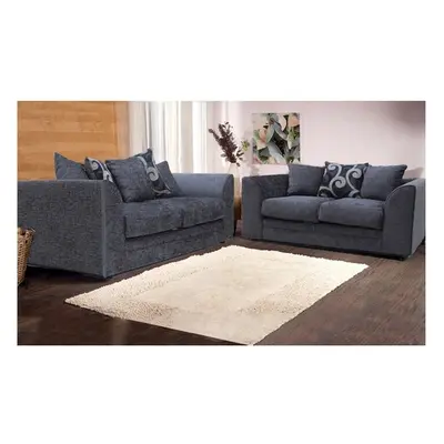 (Grey, & Seater Set) Zink & Seater Sofa Set - Colours