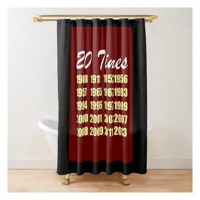 Shower Curtains Man Utd times winners of the league for Bathroom Decor 72x72 inches