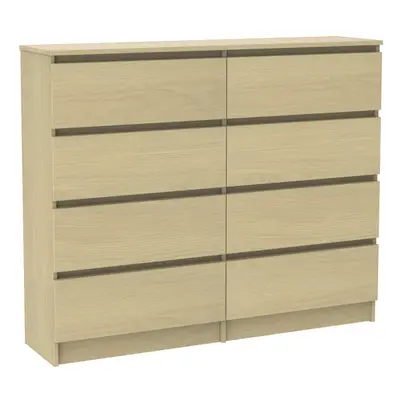 (Oak) Modern Chest of Drawers Bedroom Drawer Furniture Storage Bedside Cabinet