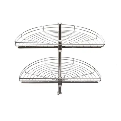 (Ã690, White) Half carousel - kitchen storage system