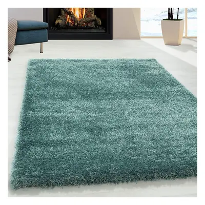 (Aqua, x cm) Abaseen Cosy Shaggy Rug Modern Rugs Soft Touch 5cm Heavy Thick Pile Area Rugs