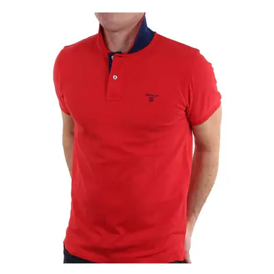 (Red, M) GANT Mens Polo Shirt Short Sleeve Golf Tee