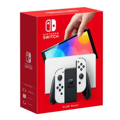 (White) Nintendo Switch OLED Model Console