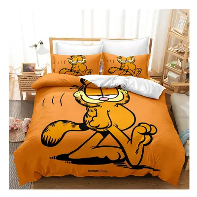 (Style 01, Double (79''X79'')/3PCS) Garfield Bedding Single Double King Duvet Cover UK