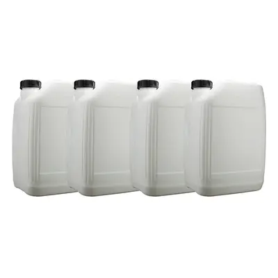 4 x Heavy Duty Litre Anti Glug Ecovent Jerry Can Plastic Water Tank