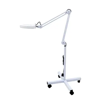 Oypla Floor Standing Magnifier Lamp with 5x Magnification