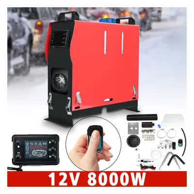 12V 8KW Portable All In One Air Diesel Parking Heater With LCD Thermostat For Car Trailer Motorh