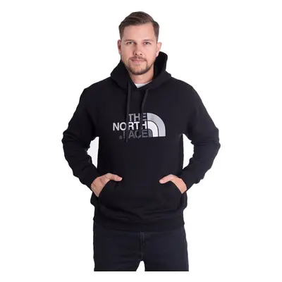 (TNF Drew Peak Embroidery Overhead Hoodie [Black,M]) The North Face Mens Hoodie