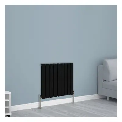 (600x612mm Double, Black) NRG Horizontal Vertical Flat Panel Designer Radiator Central Heating R