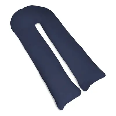 (Navy Blue) Big C U Shaped Full Body Support Pregnancy Pillow