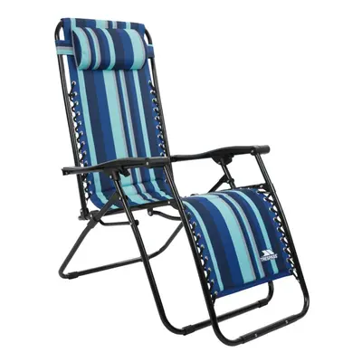 (EACH, Blue Stripe) Trespass Padded Sun Lounger Chair Glentilt