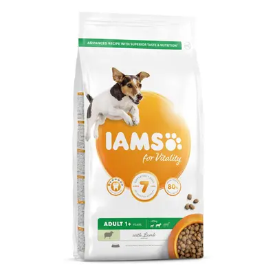 Iams Vitality Adult Small & Medium Dog Food With Lamb 12kg