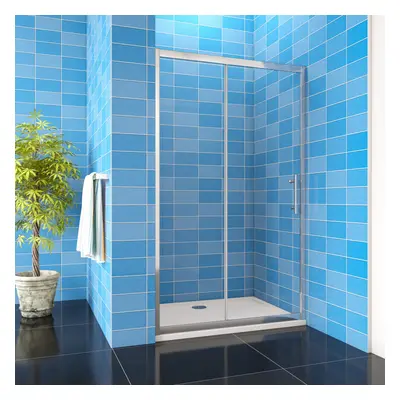 Sliding Shower Enclosure Door Glass Cubicle Screen 1300mm