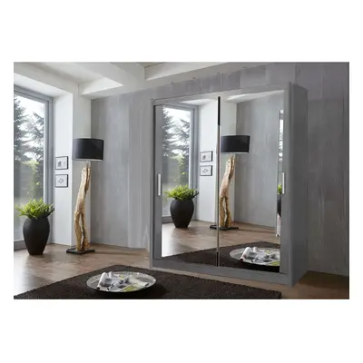 (203 cm, Grey) Modern Milan Wardrobe In Sizes Colors