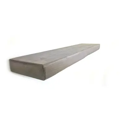 (Antique Grey, 120cm) Wooden Antique Style Floating Shelf Handmade Vintage Rustic 7" 170mm