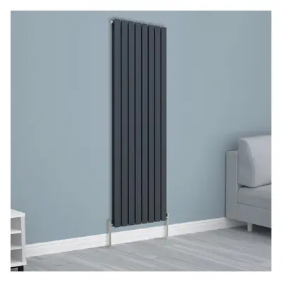 (1800x544mm Double, Anthracite) NRG Horizontal Vertical Flat Panel Designer Radiator Central Hea