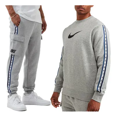 (XL) Nike Air Mens Repeat Tracksuit Grey Set