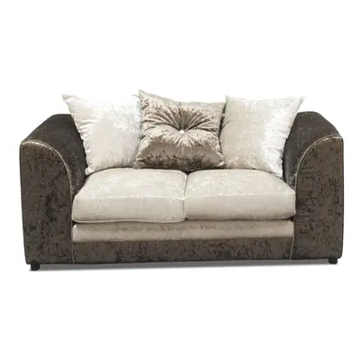 (Brown-mink, seater) Leo Crushed Velvet & Seater Sofa Set