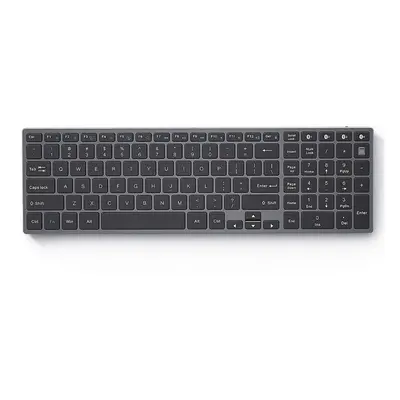 Bluetooth 5.0 Keyboard for Tablet Laptop Compatible with for IOS Windows Metal Rechargeable Ultr