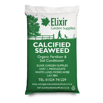 (Calcified Seaweed, 25kg) Elixir Gardens | Seaweed Fertilisers | Seaweed Meal, Calcified Seaweed