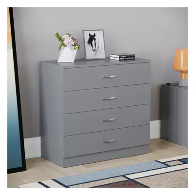 (Grey) Riano Drawer Chest of Drawers Bedroom Storage Unit