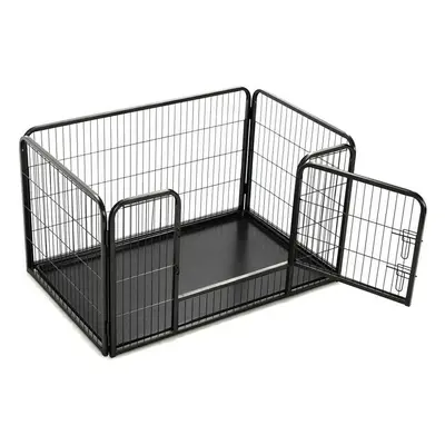 (Heavy Duty Whelping Pen M) Puppy Play Pen Puppies Dog Cartes Cages Whelping Pen With Tray Train