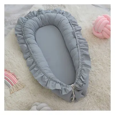 ( Blue Green) Newborn Baby Pod Nest Ruffle Cocoon Bed Sleep Cushion Sleeping Mat Sleepyhead