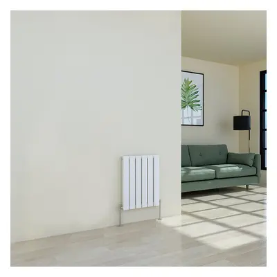 (600 x 410mm Double, White) Flat Panel Designer Radiator