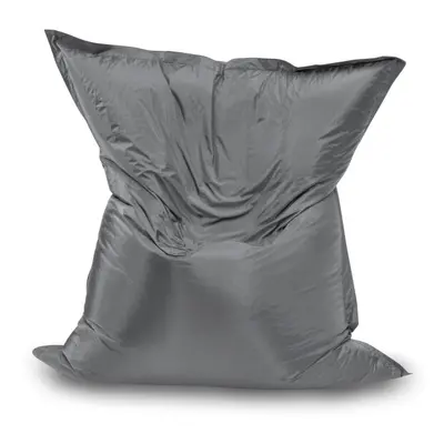 (Grey) Jumbo Slab Bean Bag Chair/Lounger- Water Resistant