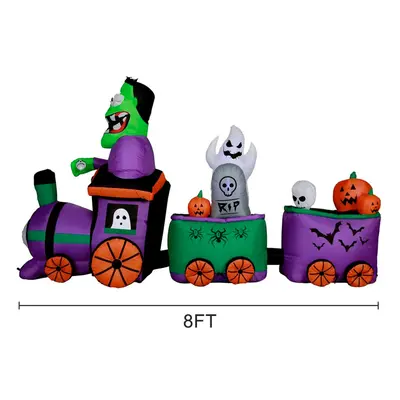 (F) Giant Train Halloween Inflatable Outdoor Indoor Decoration Props