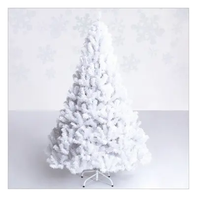 (210cm/7ft) Artificial Christmas Tree Traditional Gift Bushy Home Decoration 150-240cm White Wit