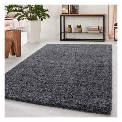 (Dark Grey) Abaseen Shaggy Modern Multicolor Rug(160 x 230cm)