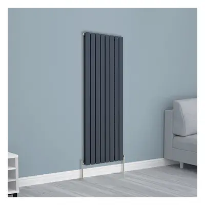 (1600x544mm Double, Anthracite) NRG Horizontal Vertical Flat Panel Designer Radiator Central Hea