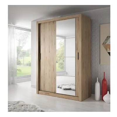 (Oak Shetland) Arti - Sliding Door Wardrobe 150cm