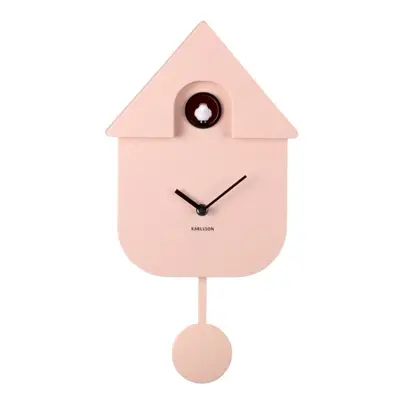 (Soft Pink) Karlsson Modern Cuckoo Wall Clock