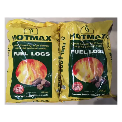 Hotmax Fuel Logs 40Kg - 2x 20Kg Bags