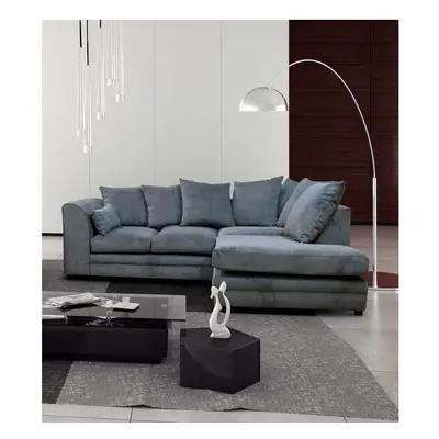 (Right Hand Facing, Grey) Montana Fabric Corner Sofa