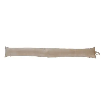 (6ft) Chenille Draught Excluder Extra Long Door Draft Stopper (Natural)