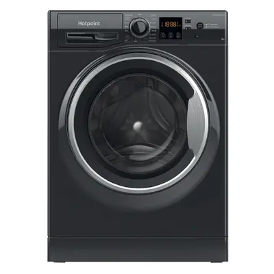 Hotpoint NSWM845CBSUKN 8kg Washing Machine with rpm - Black - B Rated