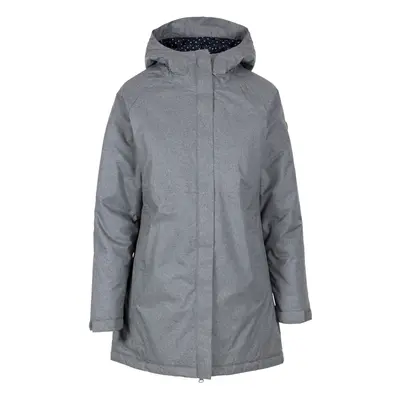 (12, Grey Marl) Trespass Womens Waterproof Hooded Padded Fleece Lined Jacket Wintertime