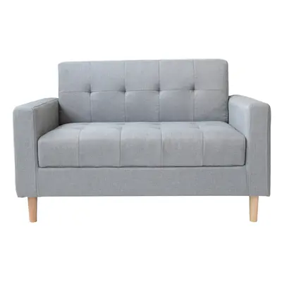 (Light Grey) Smart Sofa in a Box, Compact Seater with Storage