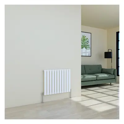 (600 x 750mm Single, White) Flat Panel Designer Radiator