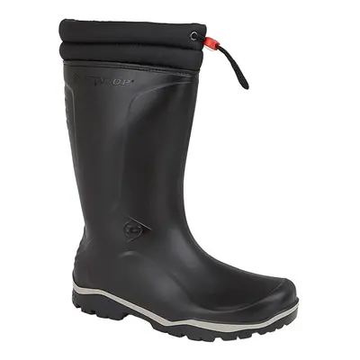 (EU 46, Black) Dunlop Mens Blizzard Toggle Tie Thermal Wellington Boots