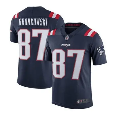 (Men's-L, Navy) T-Shirt New England Patriots Rob Gronkowski Jersey - Men's/Women's/Youth