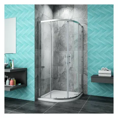 (900X800mm) Offset Quadrant Shower Enclosure Corner Door